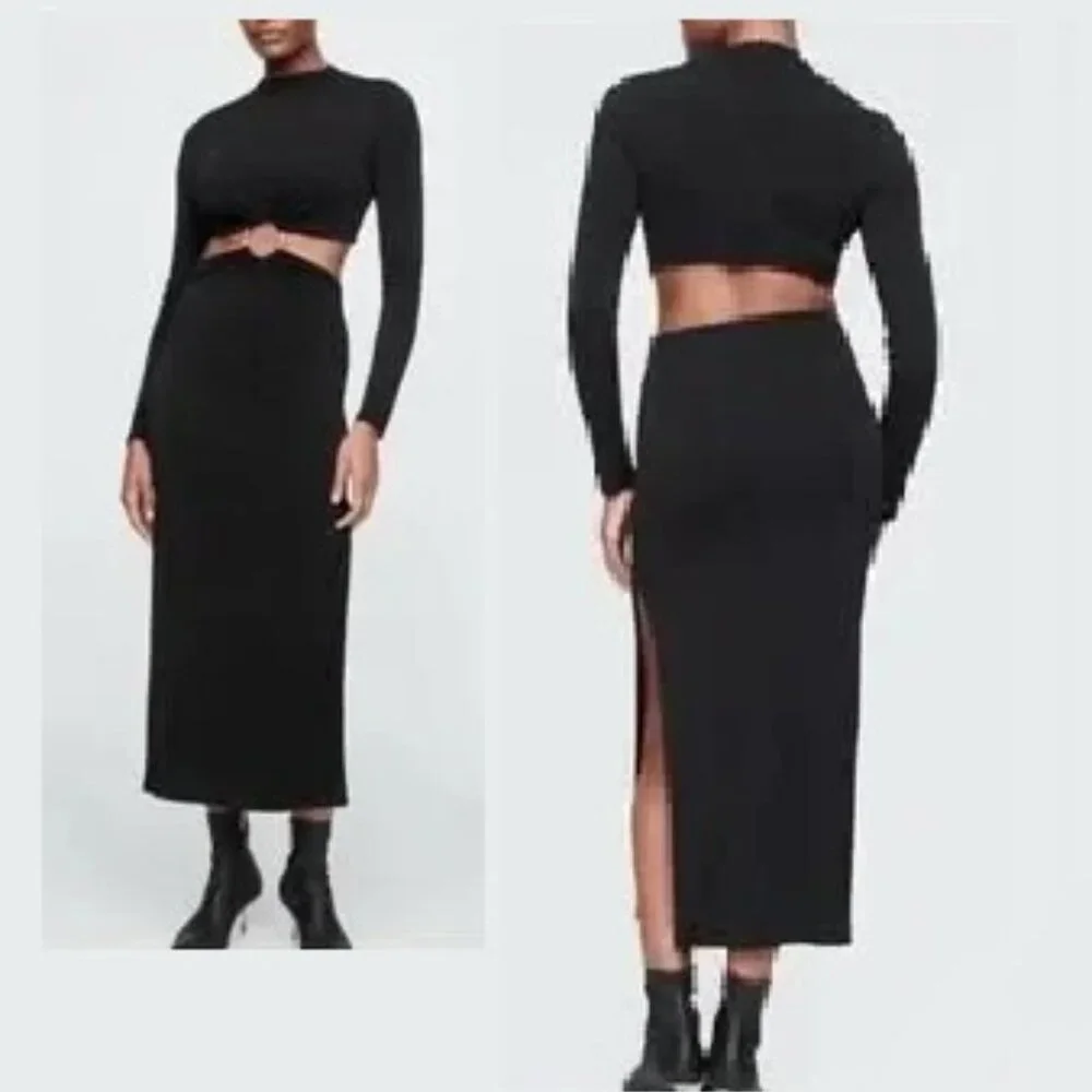 NWT $148 CULT GAIA X GAP LIMITED EDITION COLAB CUTOUT DRESS IN BLACK SIZE S - Picture 2 of 9